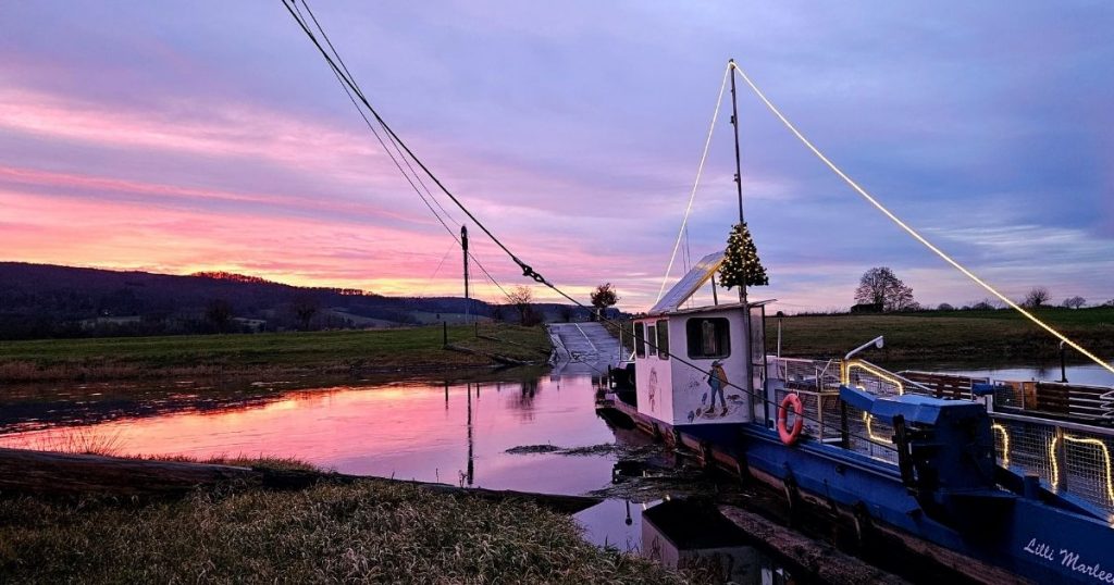 Weserfähre bei Großenwieden - Jahresrückblick